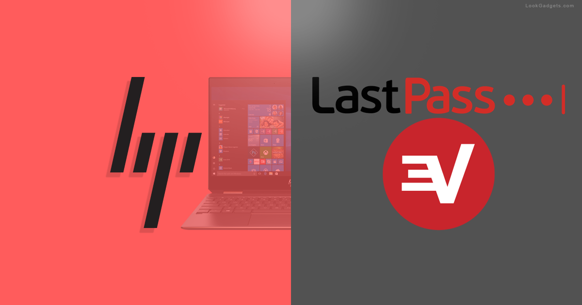 HP Spectre x360 partnership with ExpressVPN and LastPass by LogMeIn