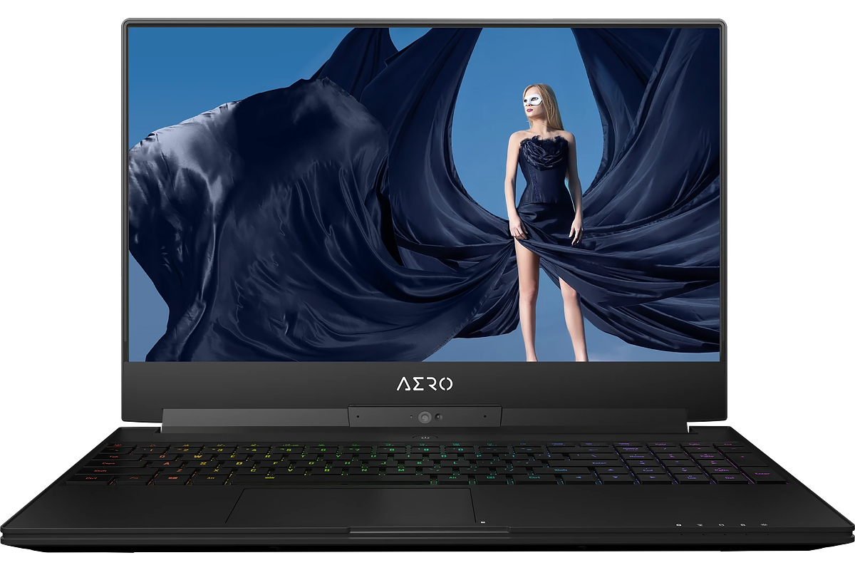 GIGABYTE AERO 15 with i9-9980HK, RTX 2080, 2TB M.2 SSD, 64GB RAM, and 144Hz Ultra-HD Thin Bezel OLED Display