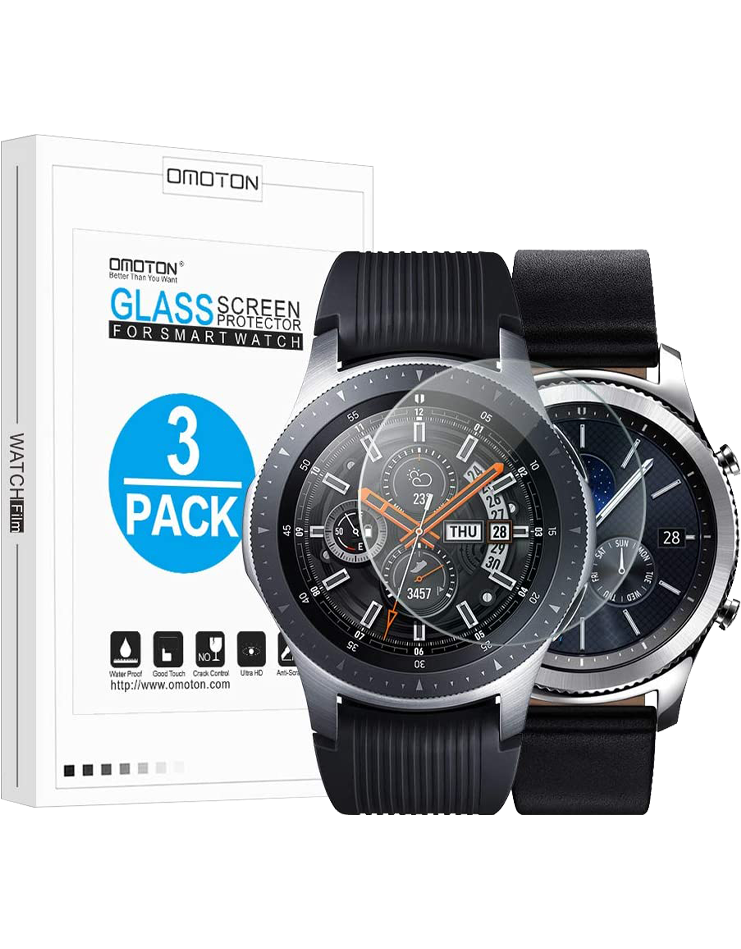 OMOTON Tempered Glass for Galaxy Watch