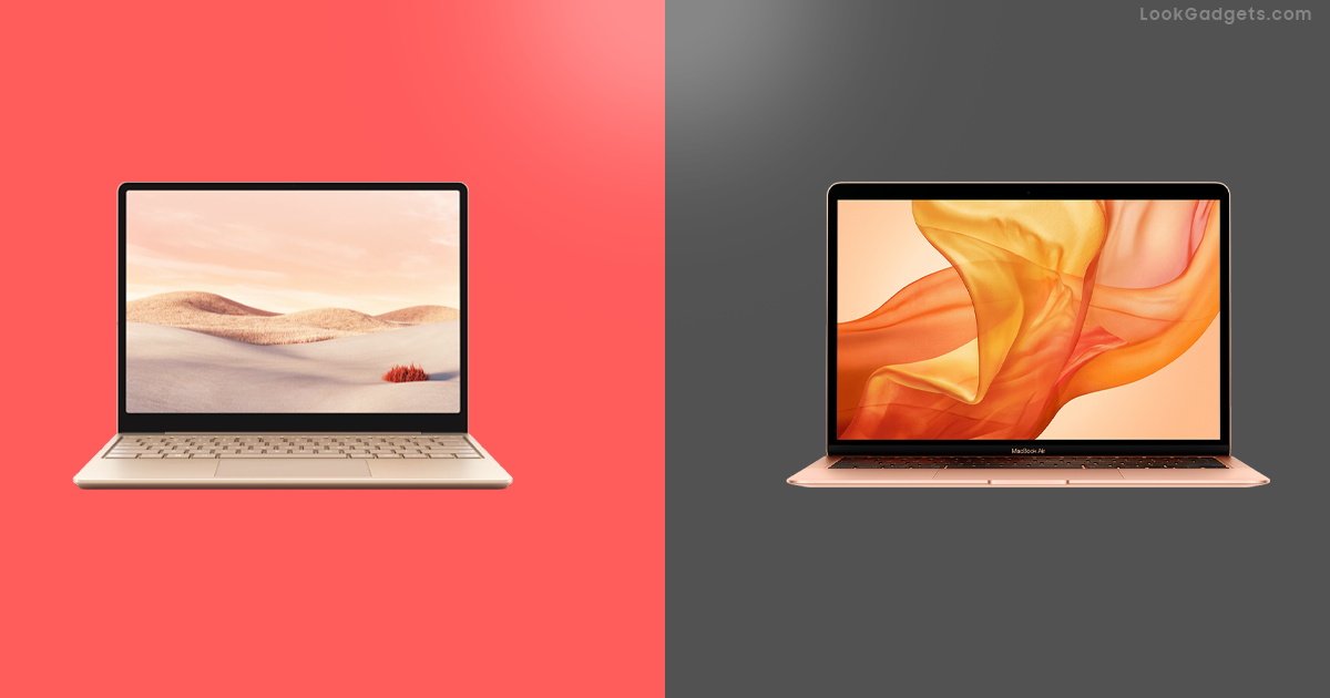 Surface Laptop Go vs MacBook Air 2020 Comparison