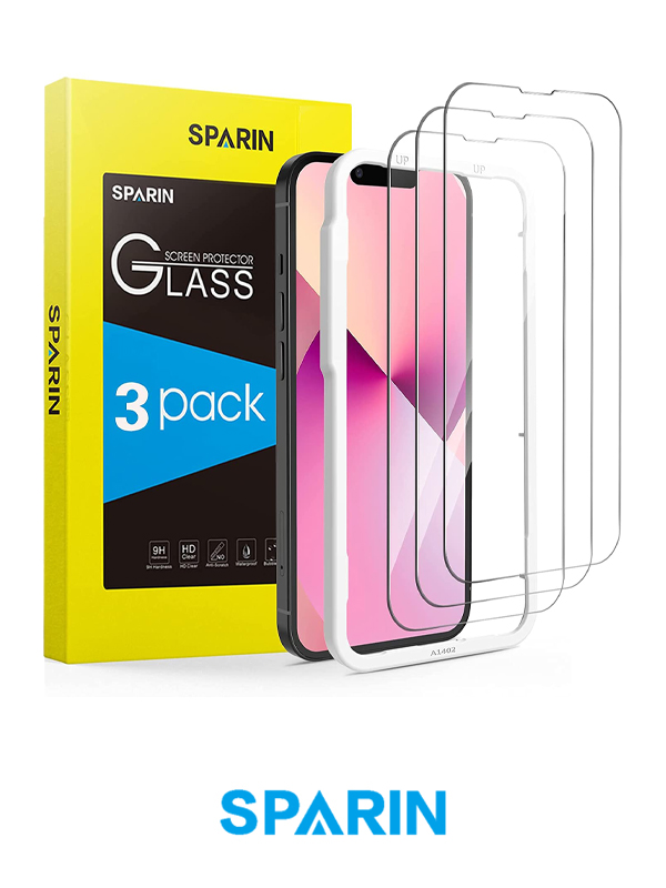 Sparin 9H Tempered Glass for iPhone 13